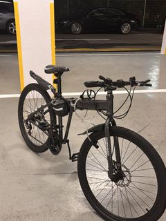 Red and Black Folding Mountain Bike Jinxjiang, Sports Equipment ...