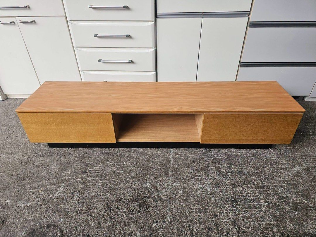 Tv Rack ‼️ (Category: TV Consoles) located in Quezon City. Submitted by ledamadel (Listing ID 1470414914, Image 1). Description: Tv Rack ‼️₱5800‼️ ✔️L-59 H-12 W-14 inches 📐 ✔2 Drawers 🗄 ✔️Laminated 🔖 ✔️Compress & Mdf Back 🪵 ✔Scratches As-is! 👌 Location: 40 Aplaya St Napocor Vill. Tandang Sora Quezon City. For inquiry please Pm us or Call. 09066885859 Please like our page thanks! 👇👇👇👇 KMA O’shop #japansurplus #kmaoshop #kahoydehapon.