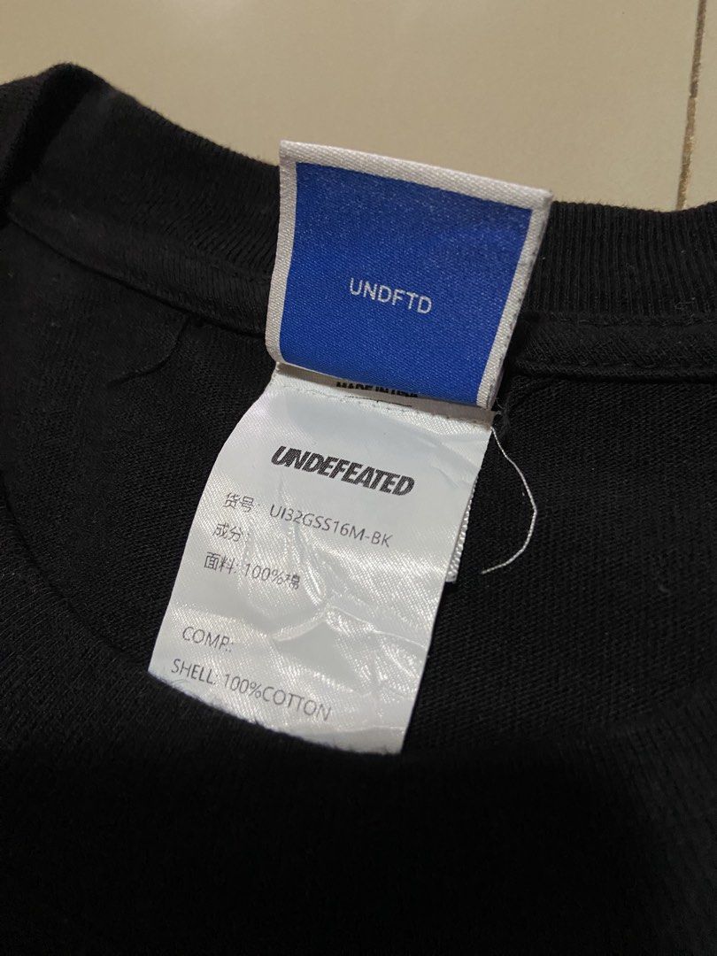 UNDEFEATED (Category: Tshirts & Polo Shirts ) located in San Pablo. Submitted by tripnthrift15 (Listing ID 1470449242, Image 3). Description: UNDEFEATED SIZE LARGE ON TAG COMPLETE TAGS GOOD CONDITION DIMES 23*31.