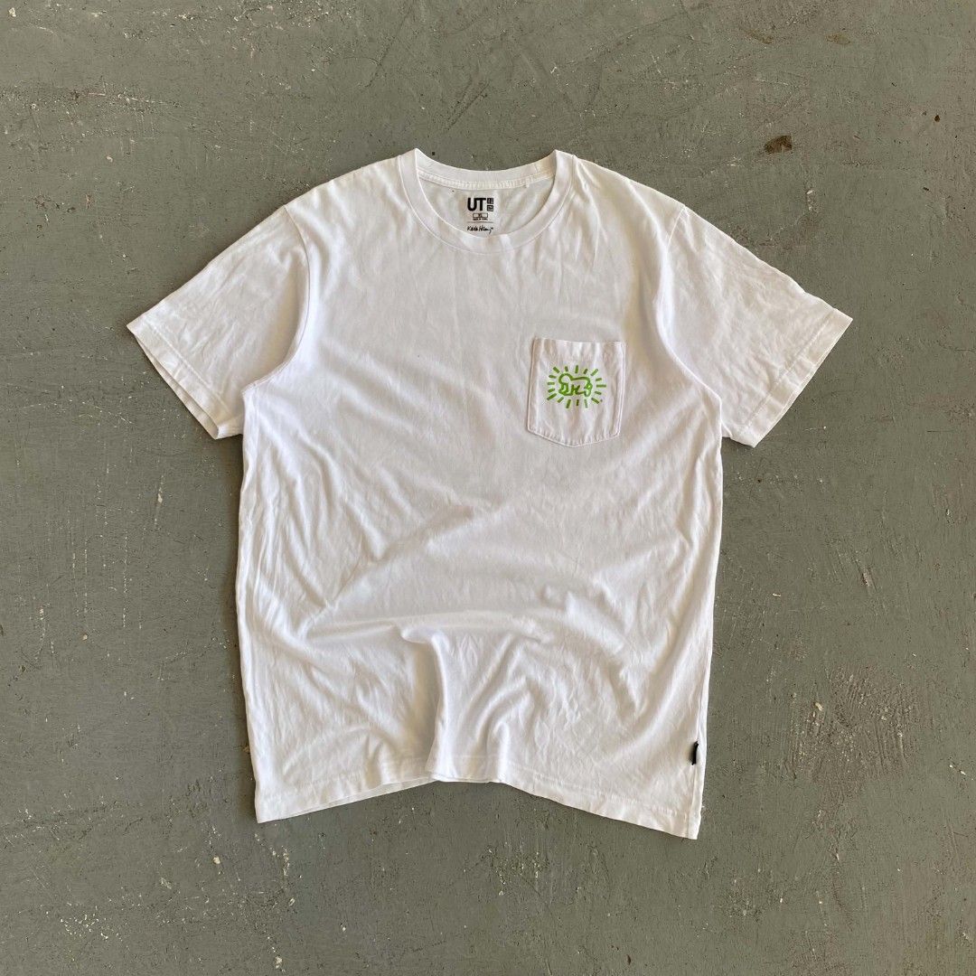 uniqlo × keith haring (Category: Tshirts & Polo Shirts ) located in Malabon City. Submitted by not_just_fits (Listing ID 1470360487, Image 2). Description: Dimes: ▪️W: 22 L: 30 Flaw/s: ▪️no issue.
