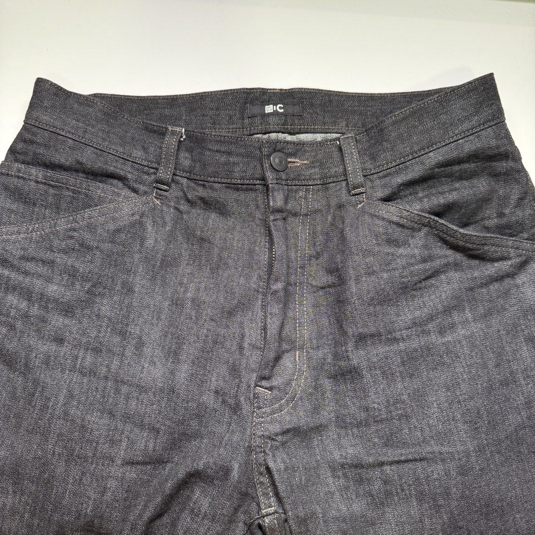 Uniqlo :C Barrel Jeans - Black (Category: Jeans) located in Butuan. Submitted by hwthomz (Listing ID 1470517672, Image 3). Description: Too baggy for me, haven’t worn it that much Actual measurements (in.): Waist - 16.25 Rise - 11. Thigh - 13.5 Length - 40 Inseam - 29 Hem - 9 .