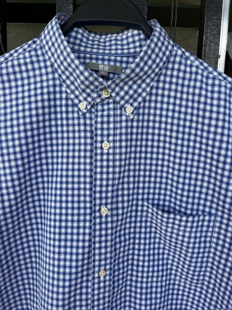 Uniqlo Gingham Shirt in Regular Fit (Category: Formal Shirts) located in Cavite. Submitted by slumbermanila (Listing ID 1470392420, Image 2). Description: Uniqlo Gingham Shirt in Regular Fit in good condition see photos for right measurements .