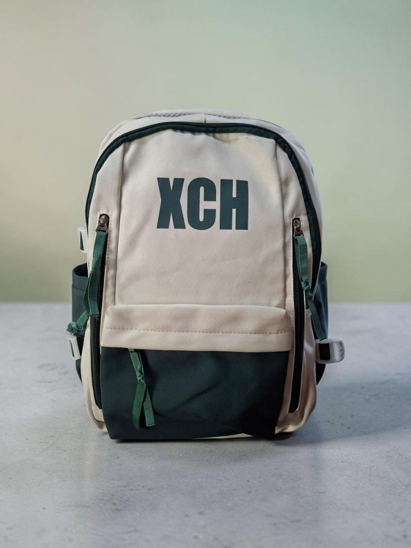 UNISEX XCH COTTON TWILL BACKPACK (Category: Backpacks) located in Las Pinas. Submitted by annachiaonair2037 (Listing ID 1470367978, Image 2). Description: UNISEX XCH COTTON TWILL BACKPACK FROM JAPAN WITH LAPTOP COMPARTMENT H 16" L 13" W 4.5" Disclaimer: I am not affiliated with, associated with, or authorized by any of the brands featured posted. Any mention of brand names, trademarks, or logos is solely for identification and reference purposes 