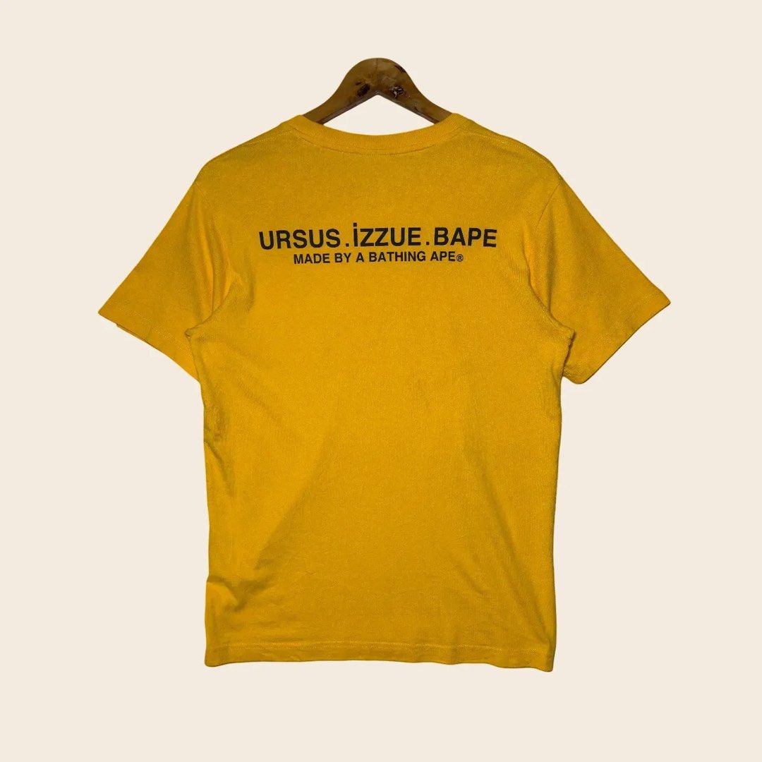 ursus.izzue.bape T-Shirt (Category: Tshirts & Polo Shirts ) located in Palompon. Submitted by paulrojas13 (Listing ID 1470545239, Image 2). Description: Size: S on tag Dimensions: 20 x 27 Condition: As New Color Rate: 9.9/10 Issue: None .