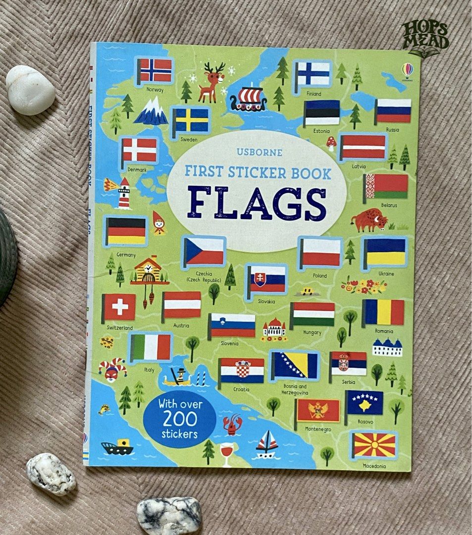 USBORNE FLAGS STICKER BOOK (Category: Children's Books) located in Lucena. Submitted by hopsmead (Listing ID 1470493757, Image 1). Description: :: USBORNE FLAG STICKER BOOK ₱99 ☰Original print from the UK. Stickers have been placed on rightful destinations, nevertheless, still a good book/read for 1) learning and memorizing about countries in different continents. 2) differentiating flags that look similar to each other :: BOOK QUALITY & ORIGIN ☰