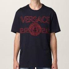 Versace Embroidered (Authentic) (Category: Luxury Apparel) located in Cavite. Submitted by onebeancent (Listing ID 1470557057, Image 1). Description: Size: Large (Men) | XL to XXL (Women's) Dimension: 21" Width | 30" Length Color: Navy Blue Color Rate: 9/10 Issue: None Condition: Excellent Price: 880php Additional Shipping Fee (J&T Small Pouch) 75php Luzon 100php visayas 120php mindanao.