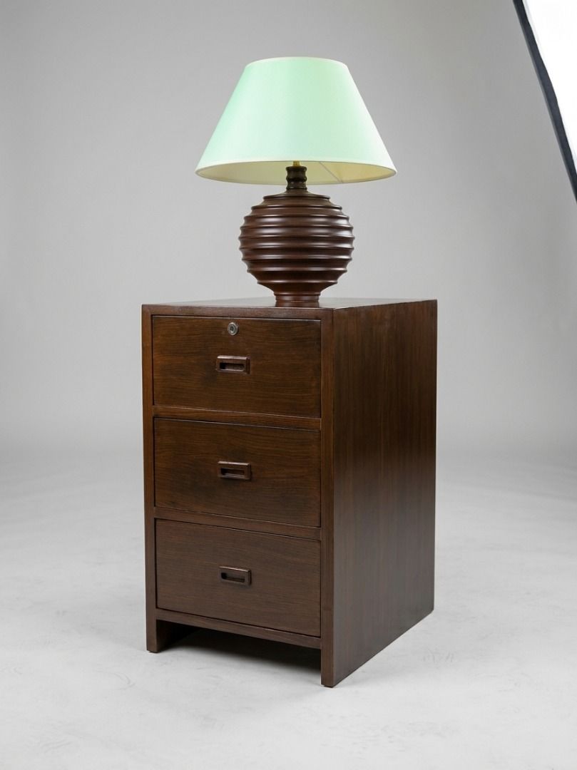 VERTICAL CABINET (Category: Shelves, Cabinets & Racks) located in Valenzuela. Submitted by jesspesongco (Listing ID 1470402618, Image 1). Description: VERTICAL CABINET NEWLY REFURBISHED SIZE: L46cm W77cm H76cm PRICE: P6,500 ✔️Dark wood nightstand featuring 3 spacious pull drawers ✔️Sleek rectangular design with clean recessed handles 📍 LOCATION: OFFICEBUSTERS BALINTAWAK 👤 Look for: Hesus 📞 0961 690 4709.
