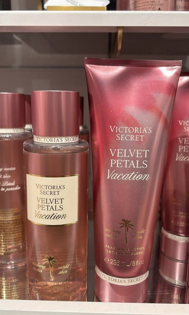 Victoria’s Secret (Category: Fragrance & Deodorants) located in Bulacan. Submitted by roseannbla47941 (Listing ID 1470403577, Image 1). Description: ✨ 100% Original Victoria’s Secret 🩷 🍒 Pure Seduction Joy Shimmer Mist Juicy red fruits + soft florals with glowing shimmer! Sweet, fresh & radiant – perfect everyday glow ✨ 🧴 Pure Seduction Lotion Same iconic scent! Hydrating, smooth & long-lasting – keeps skin soft and smelling irresistibly good 