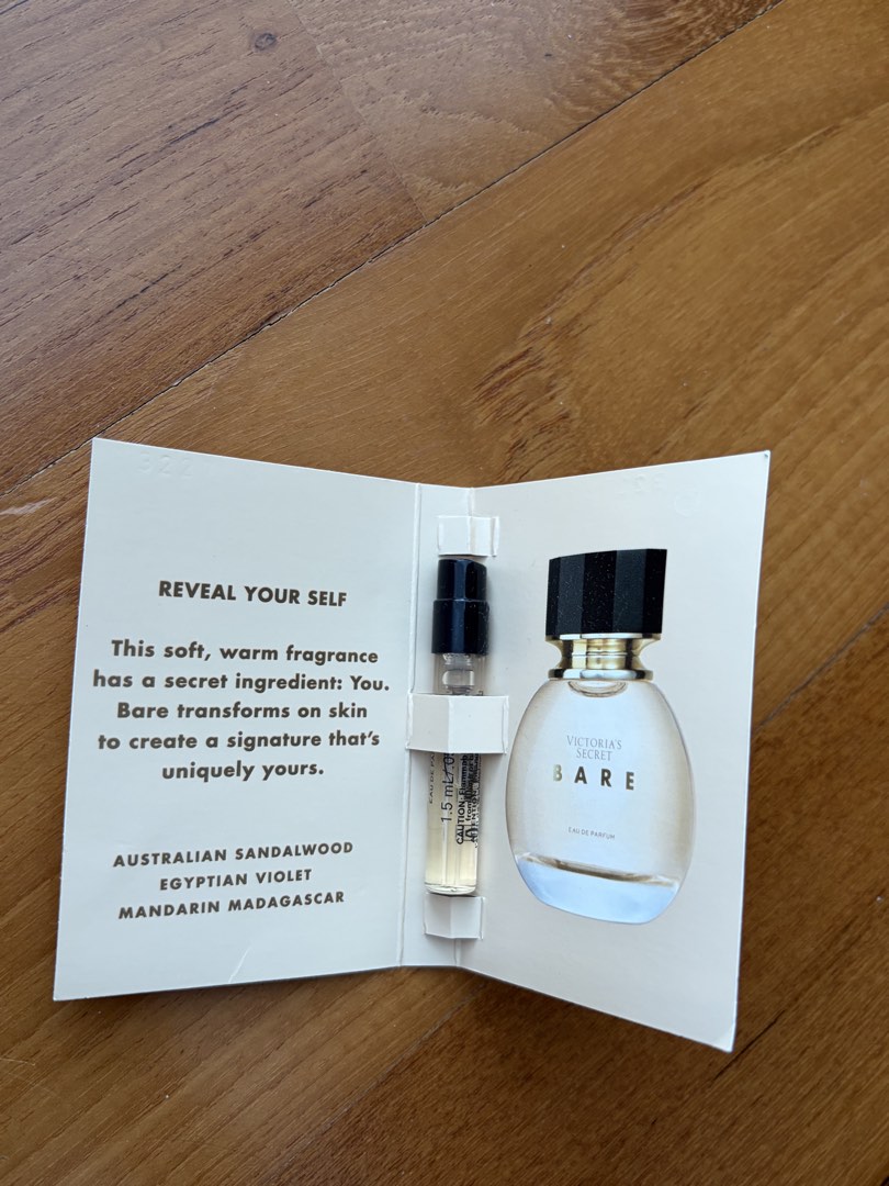 Camera Phone Sample Victoria's Secret Bare Eau de Parfum Sample, Beauty & Personal Care ...
