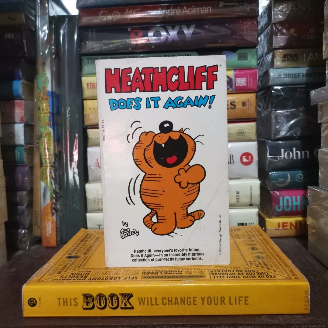 [VINTAGE, 1984] Heathcliff Does It Again by George Gately [authentic], (Category: Storybooks) located in Zamboanga. Submitted by papelatpangarap (Listing ID 1470420351, Image 1). Description: .