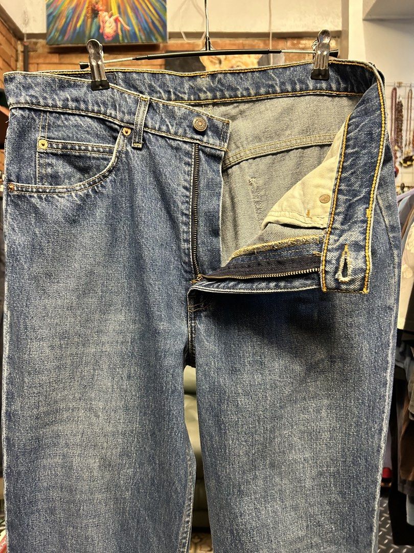 Vintage Levi’s 517 Orange Tab W35 (Category: Jeans) located in Quezon City. Submitted by pricetakedown (Listing ID 1470499861, Image 3). Description: Made in the Philippines 🇵🇭 Late 90s-00s Excellent condition (altered hem) Size: W35 | Php1,999 Measurements (inches) Waist: 35 Rise: 12.75 Hip: 22 Inseam: 31 Outseam: 43 Thigh: 13 Hem: 10 📥 DM for inquiries 🫶🏻 Manage your expectations. Check photos and details thoroughly ✨ Items have been washe
