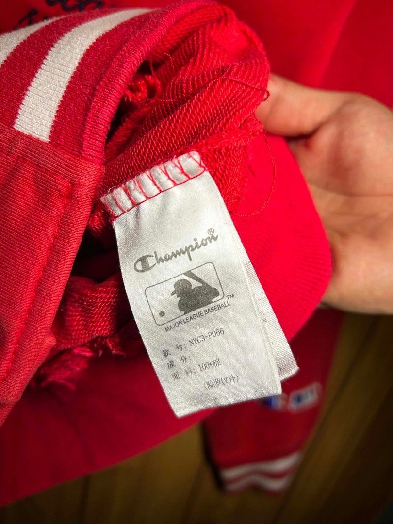 Vintage New York Varsity Jacket x Champion (Category: Coats, Jackets and Outerwear) located in Manila. Submitted by zerowastethriftco. (Listing ID 1470525104, Image 3). Description: -Late 1990's to the early 2000's (Y2K ERA) -Champion Authentic Athletic Apparel -Excellent Condition -Dimes L27xW21 -No Issue -DM for more info!!.