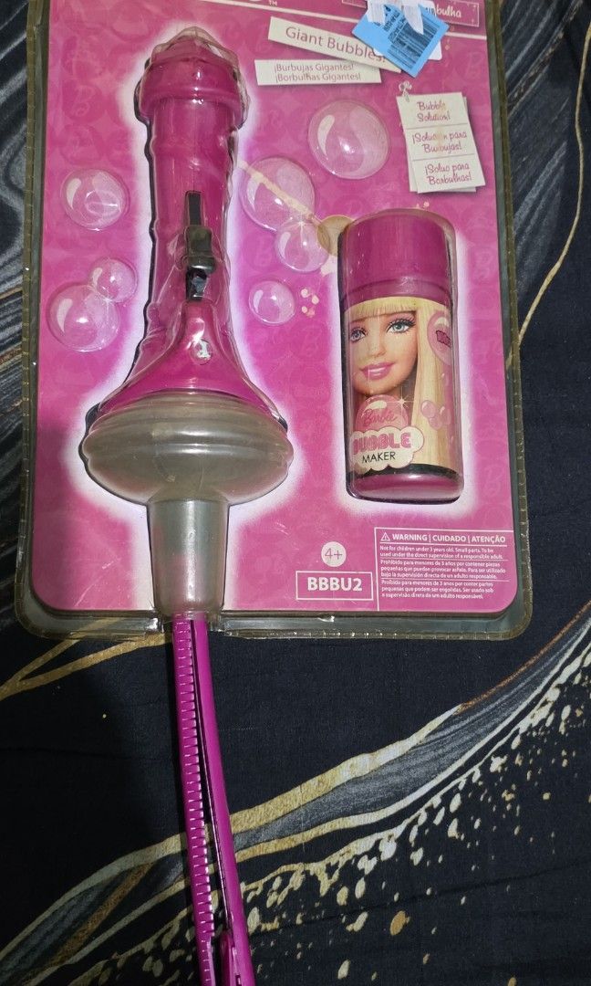 Vintage Rare Barbie Fab Style Giant Bubble Maker (Category: Kids Toys) located in Pasig City. Submitted by dolliesandpastels (Listing ID 1470508548, Image 3). Description: Sealed in Original Packaging.
