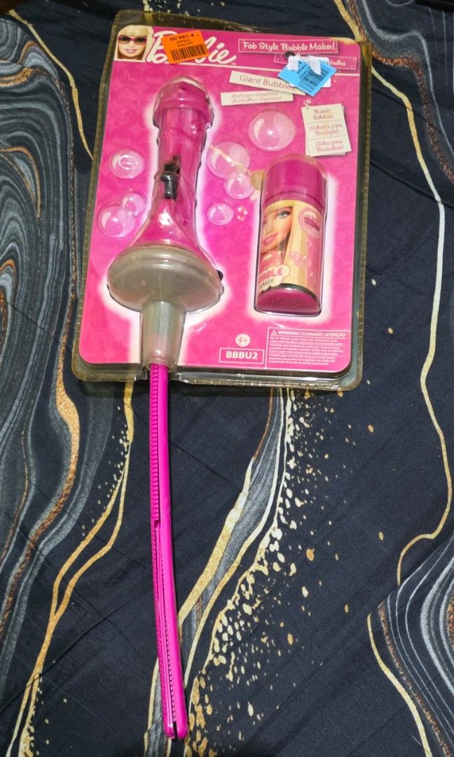 Vintage Rare Barbie Fab Style Giant Bubble Maker (Category: Kids Toys) located in Pasig City. Submitted by dolliesandpastels (Listing ID 1470508548, Image 1). Description: Sealed in Original Packaging.