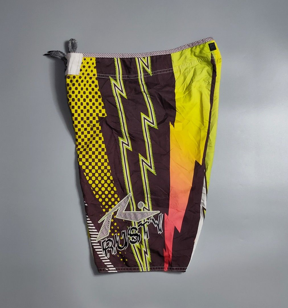 Vintage Y2K Rust Board Shorts (Category: Shorts) located in Bolinao. Submitted by tokiya. (Listing ID 1470368353, Image 3). Description: Vintage Y2K Rusty Board Shorts Size 30-32 Length 21 Excellent Condition No Issue.