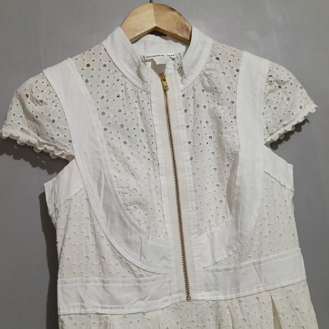 Vivienne Tam "Dress" (Category: Dresses) located in Lucena. Submitted by gaaaaarments.phv3 (Listing ID 1470429349, Image 3). Description: Vivienne Tam Excellent Condition Flaw / Issue : None Authentic Ykk Zipper Size 4 on tag 16 Width 34 Length 3,999 + Shipping Fee.