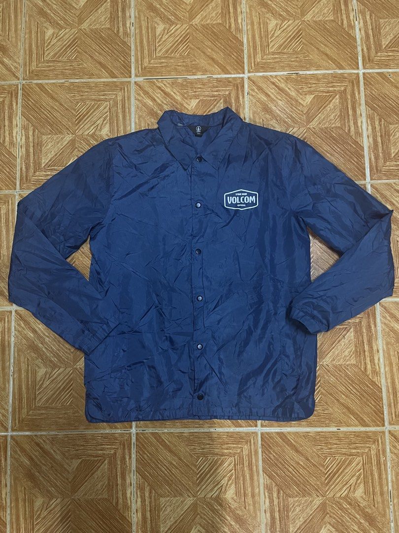 Volcom Coach Jacket (Category: Coats, Jackets and Outerwear) located in Tacloban City. Submitted by trippy_thrift_finds (Listing ID 1470350726, Image 1). Description: Large to XL 30 lenght 22 width Excellent condition Dm for inquiries.