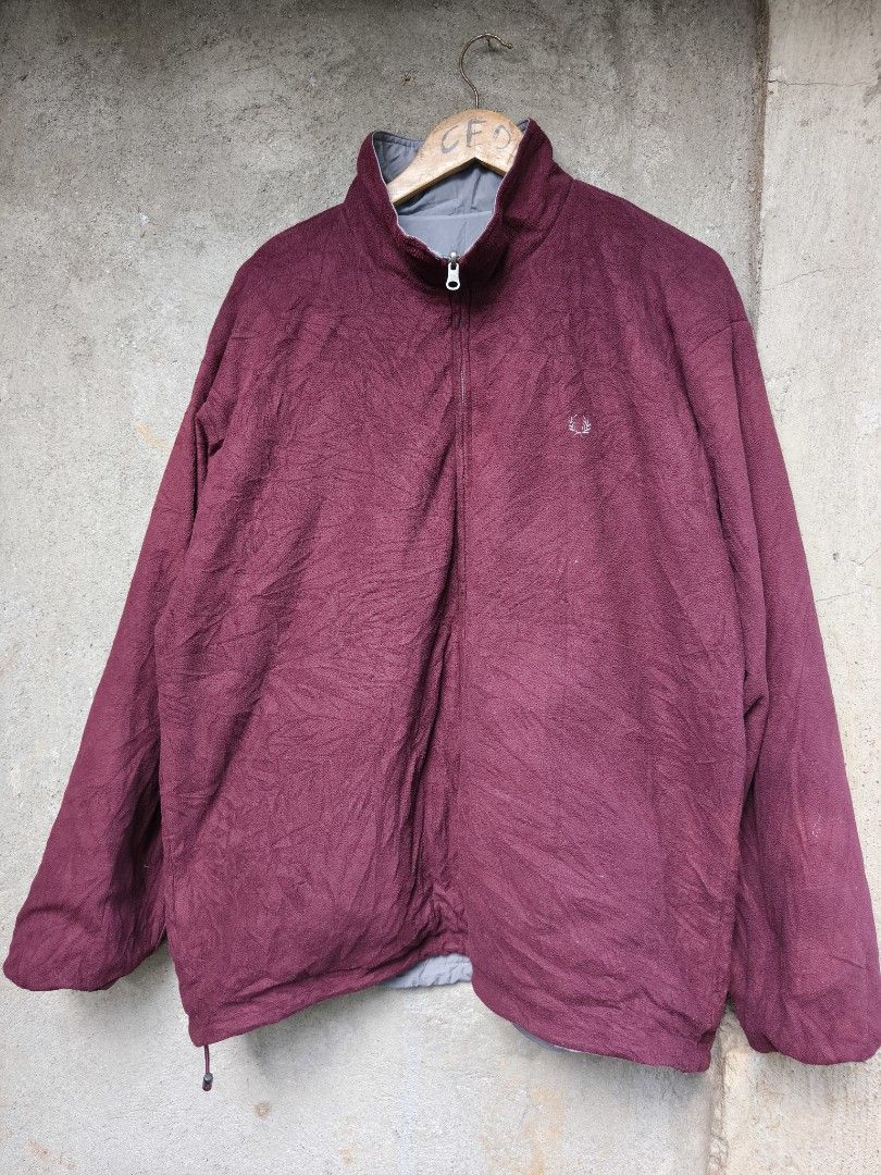 Vtg Fred Perry Reversible Jacket❄ (Category: Coats, Jackets and Outerwear) located in Puerto Princesa. Submitted by dripthrift99 (Listing ID 1470456350, Image 2). Description: Vtg Fred Perry Reversible Jacket❄ Large 24" Width 28" Length Excellent Condition No issue Loc: palawan.