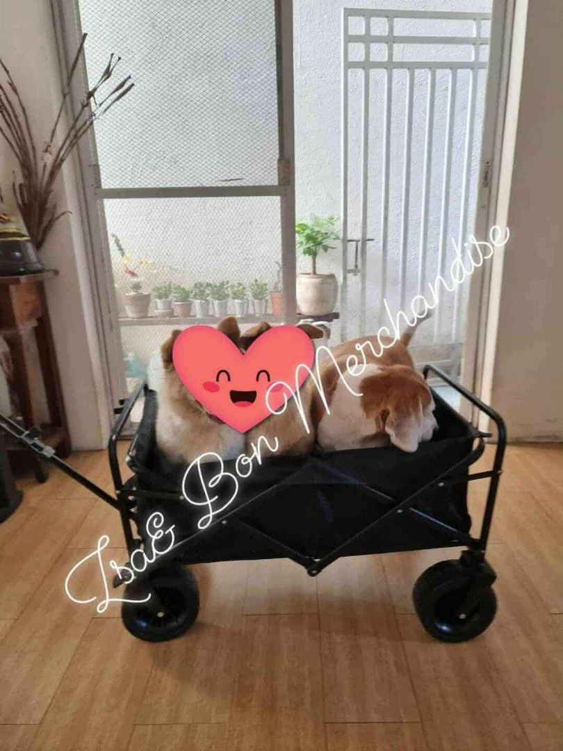 WAGON / CAMPING CART TROLLEY FOLDABLE (Category: Outdoor Furniture) located in Manila. Submitted by zhaeila23 (Listing ID 1470411782, Image 2). Description: Onhand brandnew ‼️ Foldable wagon / camping cart ✅Small - 1,500 ✅Medium - 1,800 ✅Large - 3,000 ( regular wagon ) ✅ Large - 3,500 ( open rear ).