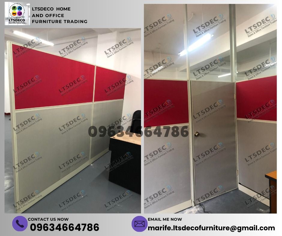 wall panel divider office partition furnitures (Category: Office Furniture & Fixtures) located in Caloocan City. Submitted by cheska.ltsdeco (Listing ID 1470371982, Image 1). Description: 👉Are you looking for WORKSTATION, MODULAR CUBICLES OFFICE PARTITION, and OFFICE FURNITURE SUPPLIER? LTSDECO Furniture, is direct supplier, manufacturer, and trusted provider of high quality, affordable and durable modular office divider partition, home and offi