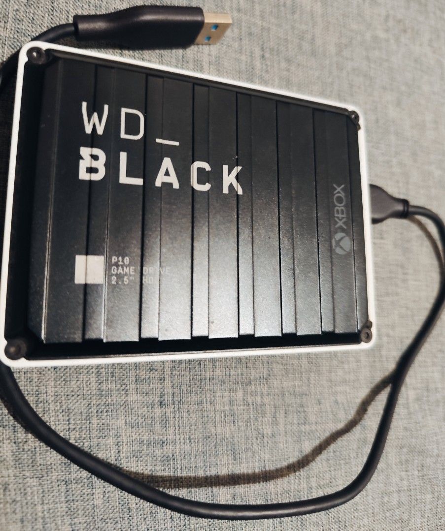 WD BLACK P10 5TB for Xbox and Pc (Category: Hard Disks & Thumbdrives) located in Manila. Submitted by jettgutier06007 (Listing ID 1470349499, Image 2). Description: For sale only 👍 WD BLACK P10 5 TERABYTE For XBOX SERIES S/X and PC Brandnew Price : bought 15k plus Selling for 9,905 pesos or offer let's see 😊 Need extra memory for GTA 6 and NBA2K27 ?? 100 % Working Smooth. Plug and play. NO ISSUE.. Location: TAGAYTAY CITY ALFONSO CAVITE Pm or te