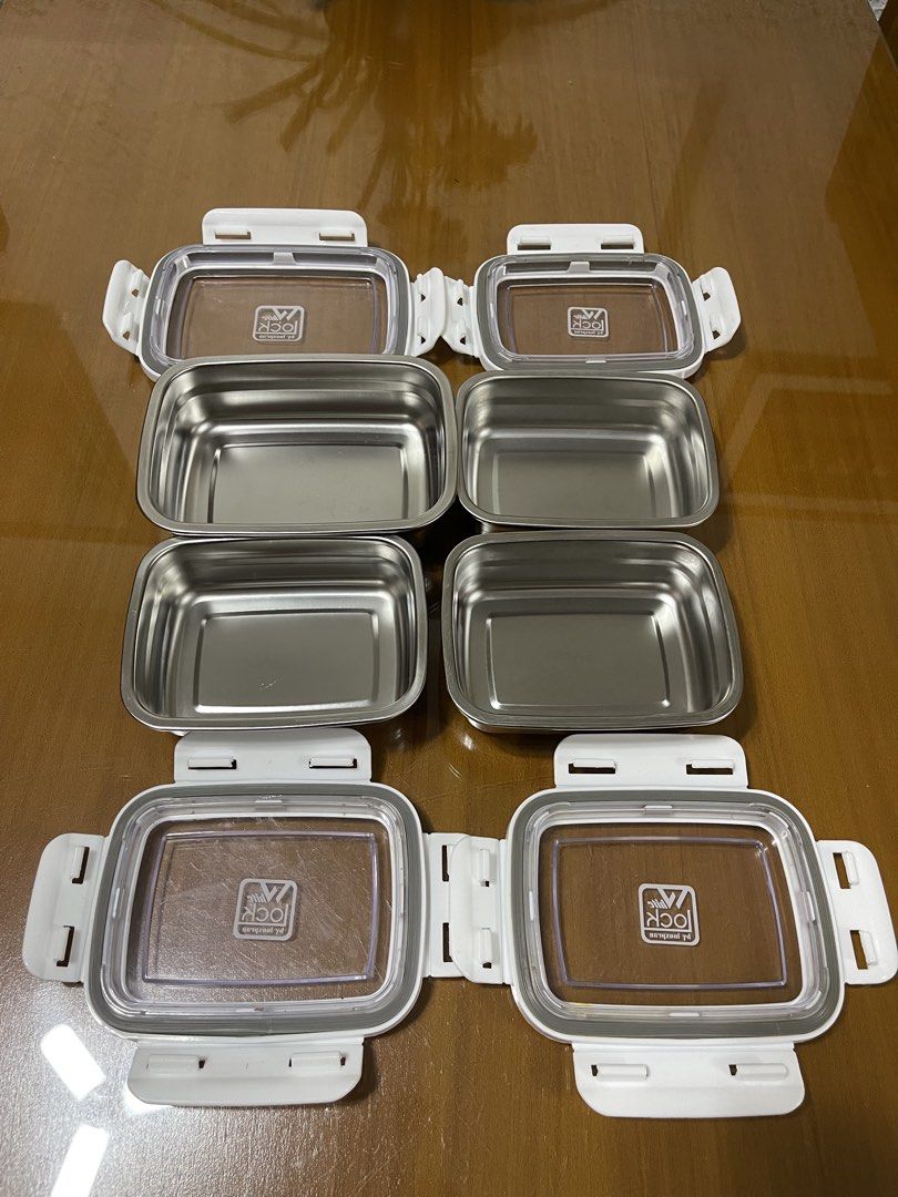 White Lock by Inoxpran Stainless Baonan Set‼️ (Category: Other Kitchenware & Tableware) located in Quezon City. Submitted by doublelkitchenwares (Listing ID 1470391368, Image 3). Description: Whitelock by Inoxpran Stainless Steel Food Keeper / Baonan 1 15x4.5cm 3 13x4cm Makapal Super minimal usage mabago pa Pick up or shipping via lalamove Provincial 🚚j&t Novaliches Qc.