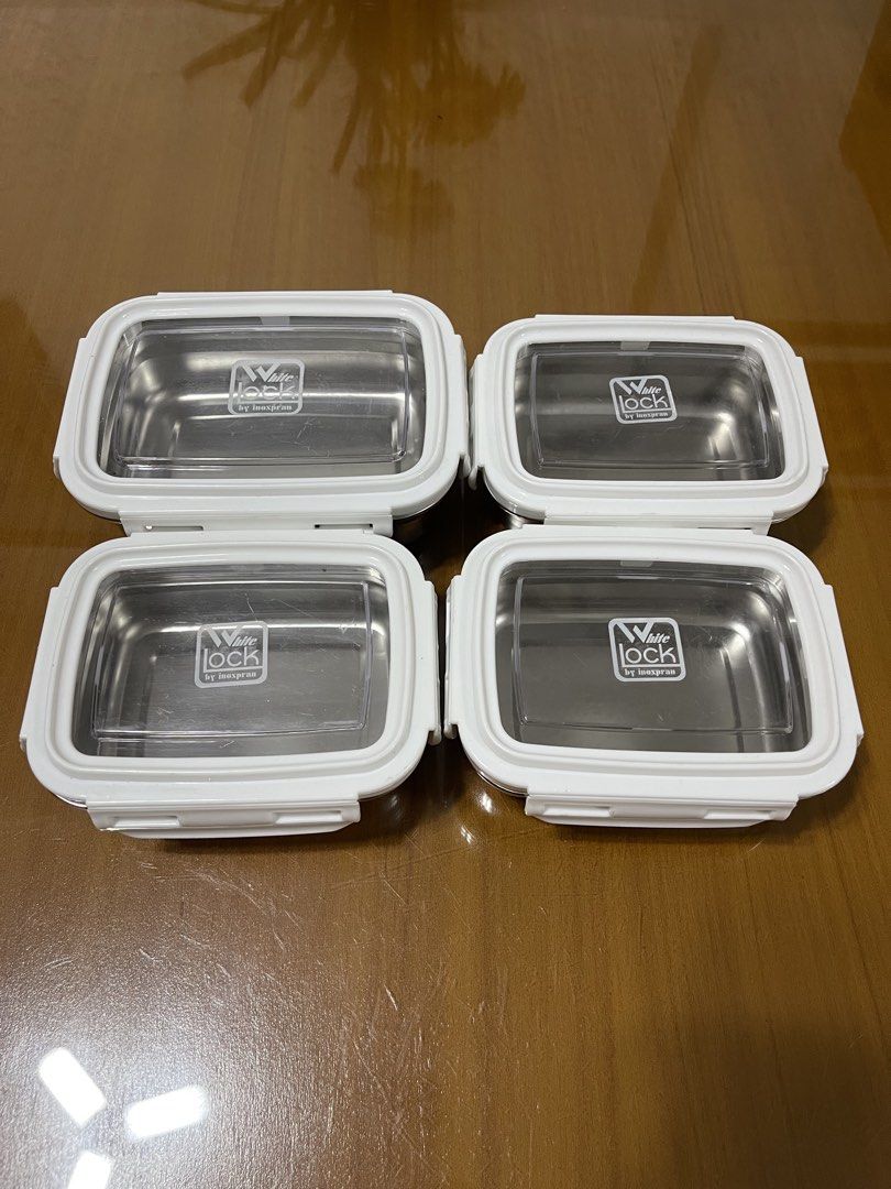 White Lock by Inoxpran Stainless Baonan Set‼️ (Category: Other Kitchenware & Tableware) located in Quezon City. Submitted by doublelkitchenwares (Listing ID 1470391368, Image 2). Description: Whitelock by Inoxpran Stainless Steel Food Keeper / Baonan 1 15x4.5cm 3 13x4cm Makapal Super minimal usage mabago pa Pick up or shipping via lalamove Provincial 🚚j&t Novaliches Qc.