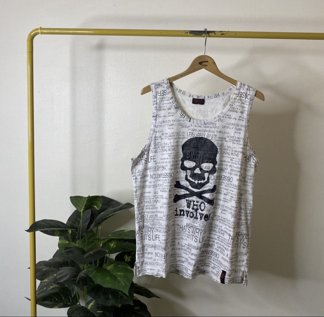 Wild Poems Skulls Japan Cyber Gothic Punk Grunge Emo LGB, Men's Fashion ...