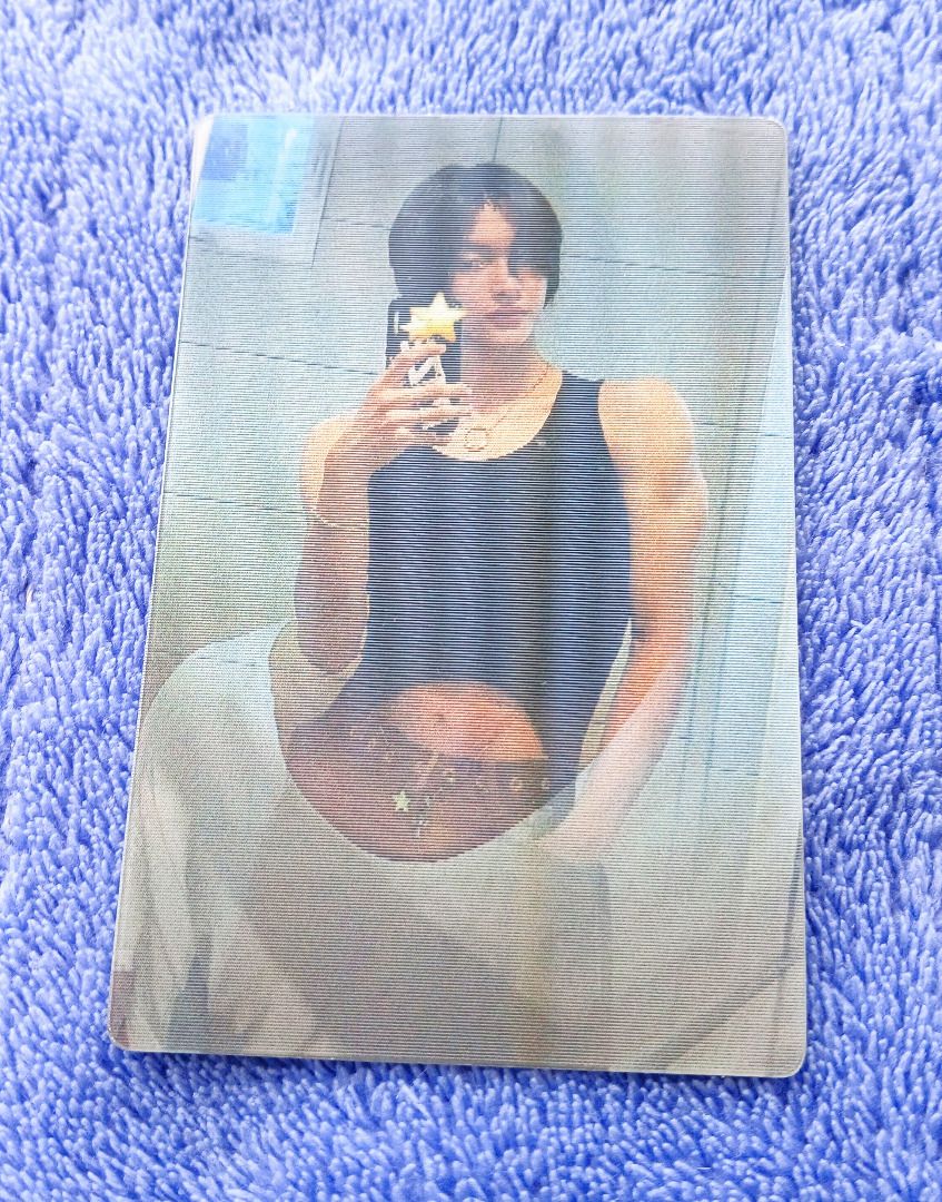 Wonbin Riize K-Pop Lenticular Photo Card (Category: K-Wave Merchandise) located in Iloilo. Submitted by jrmagallanes78 (Listing ID 1470500191, Image 3). Description: Lenticular effect of 2 images on the front with unmarked back Dimensions: 55mm x 85mm (approx) Material: plastic.
