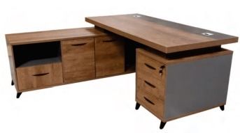 wooden L-shape executive office desk | Office table (Category: Office Furniture & Fixtures) located in Manila. Submitted by namirkahal (Listing ID 1470378471, Image 3). Description: OFFICE FURNITURE | FAST PRODUCTION | SHORT LEAD TIME Upgrade your workspace with quality office furniture — available for bulk orders, supply, and installation. PRODUCTS AVAILABLE: • Office Partition • Linear Workstations • Office Tables • Office Chairs • Reception De