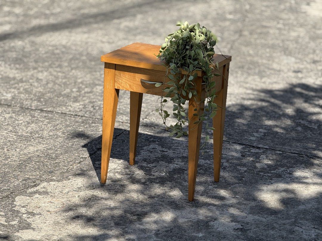 Wooden Side Table (Category: Tables & Sets) located in Bulacan. Submitted by rock_off.thriftshop.ph (Listing ID 1470439190, Image 1). Description: .