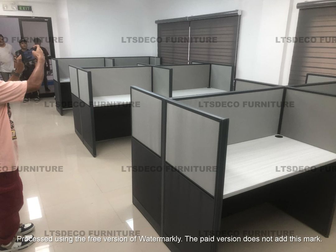 workstation table cubicles office partition furnitures (Category: Office Furniture & Fixtures) located in Caloocan City. Submitted by lara.ltsdeco (Listing ID 1470391877, Image 1). Description: 👉Are you looking for WORKSTATION, MODULAR CUBICLES OFFICE PARTITION, and OFFICE FURNITURE SUPPLIER? LTSDECO Furniture, is direct supplier, manufacturer, and trusted provider of high quality, affordable and durable modular office divider partition, home an