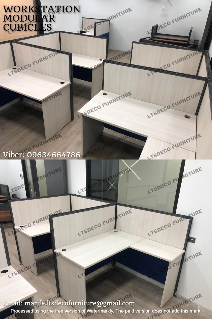 workstation table customized office partition furniture (Category: Office Furniture & Fixtures) located in Caloocan City. Submitted by cheska.ltsdeco (Listing ID 1470376604, Image 1). Description: 👉Are you looking for WORKSTATION, MODULAR CUBICLES OFFICE PARTITION, and OFFICE FURNITURE SUPPLIER? LTSDECO Furniture, is direct supplier, manufacturer, and trusted provider of high quality, affordable and durable modular office divider partition, home