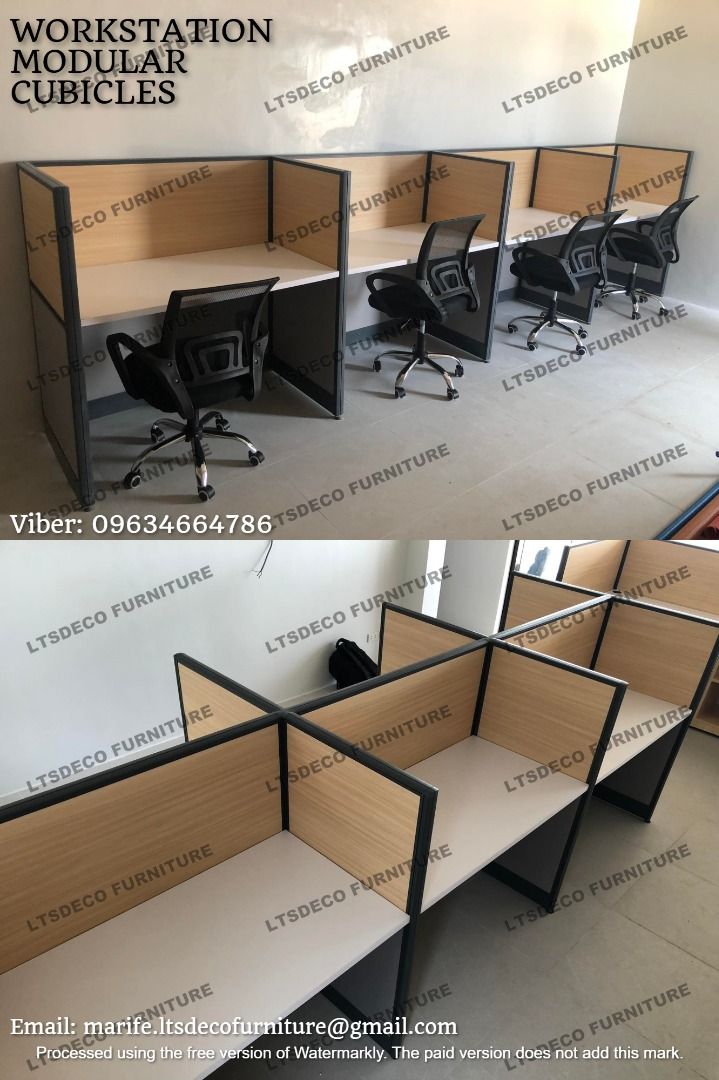 workstation tables cubicles office partition furniture customized (Category: Office Furniture & Fixtures) located in Caloocan City. Submitted by cheska.ltsdeco (Listing ID 1470375232, Image 1). Description: 👉Are you looking for WORKSTATION, MODULAR CUBICLES OFFICE PARTITION, and OFFICE FURNITURE SUPPLIER? LTSDECO Furniture, is direct supplier, manufacturer, and trusted provider of high quality, affordable and durable modular office divider parti