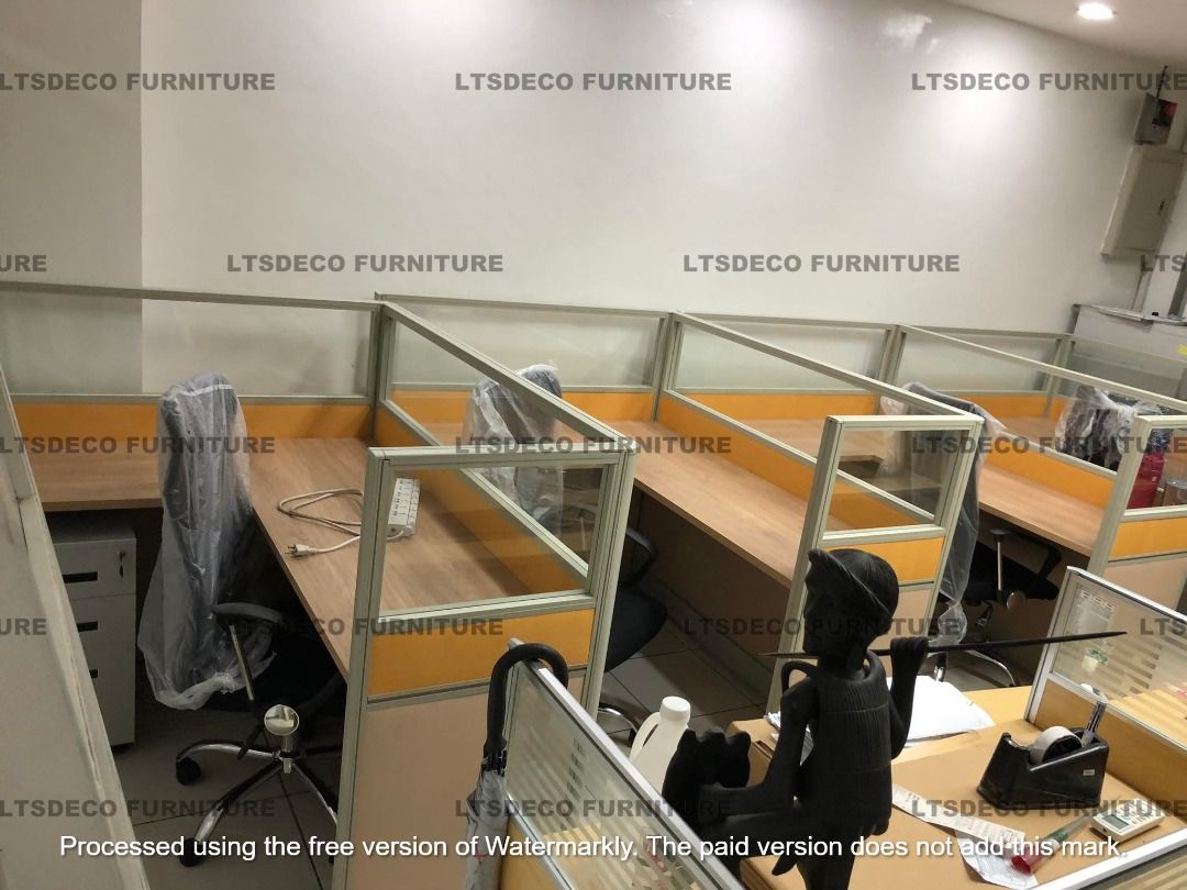 workstation tables customized office partition furnitures (Category: Office Furniture & Fixtures) located in Quezon City. Submitted by chris.ltsdeco (Listing ID 1470419775, Image 2). Description: 👉Are you looking for WORKSTATION, MODULAR CUBICLES OFFICE PARTITION, and OFFICE FURNITURE SUPPLIER? LTSDECO Furniture, is direct supplier, manufacturer, and trusted provider of high quality, affordable and durable modular office divider partition, home 