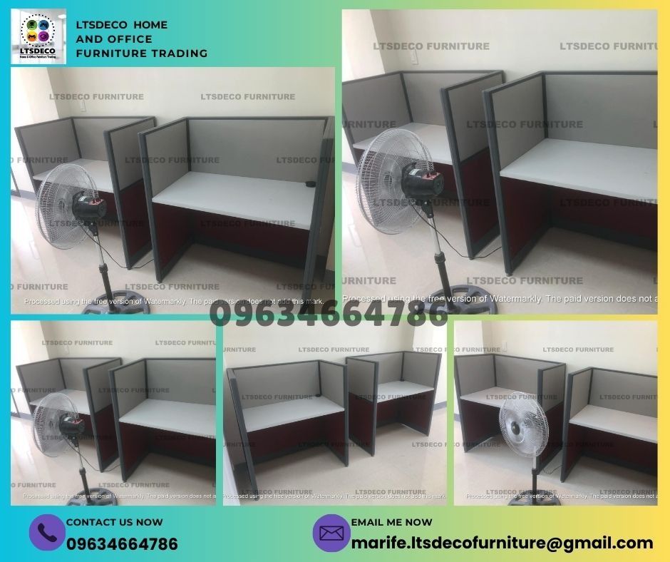 workstation tables modular office partition furnitures (Category: Office Furniture & Fixtures) located in Quezon City. Submitted by abbiedy (Listing ID 1470351872, Image 2). Description: 👉Are you looking for WORKSTATION, MODULAR CUBICLES OFFICE PARTITION, and OFFICE FURNITURE SUPPLIER? LTSDECO Furniture, is direct supplier, manufacturer, and trusted provider of high quality, affordable and durable modular office divider partition, home and offic