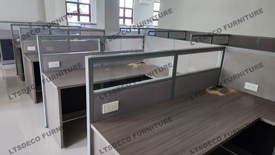 workstation tables modular office partition furniture customized (Category: Office Furniture & Fixtures) located in Caloocan City. Submitted by cheska.ltsdeco (Listing ID 1470363375, Image 1). Description: 👉Are you looking for WORKSTATION, MODULAR CUBICLES OFFICE PARTITION, and OFFICE FURNITURE SUPPLIER? LTSDECO Furniture, is direct supplier, manufacturer, and trusted provider of high quality, affordable and durable modular office divider partit