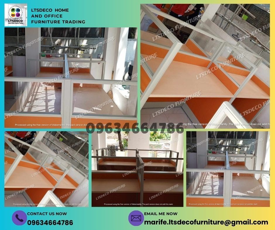 workstation tables modular office partition furniture customized (Category: Office Furniture & Fixtures) located in Caloocan City. Submitted by cheska.ltsdeco (Listing ID 1470366207, Image 1). Description: 👉Are you looking for WORKSTATION, MODULAR CUBICLES OFFICE PARTITION, and OFFICE FURNITURE SUPPLIER? LTSDECO Furniture, is direct supplier, manufacturer, and trusted provider of high quality, affordable and durable modular office divider partit