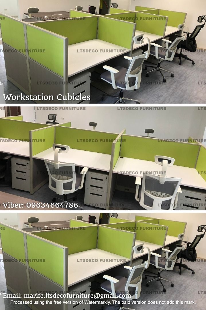 workstation tables modular office partition furnitures (Category: Office Furniture & Fixtures) located in Caloocan City. Submitted by cheska.ltsdeco (Listing ID 1470426977, Image 1). Description: 👉Are you looking for WORKSTATION, MODULAR CUBICLES OFFICE PARTITION, and OFFICE FURNITURE SUPPLIER? LTSDECO Furniture, is direct supplier, manufacturer, and trusted provider of high quality, affordable and durable modular office divider partition, home 
