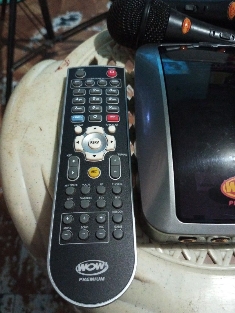 WOW Premium Videoke Defective unit (Category: Entertainment Systems & Smart Home Devices) located in Quezon City. Submitted by skeptron22 (Listing ID 1470403874, Image 2). Description: For Sale WOW Videoke Premium Defective may mga natangal na mga capacitor sa board mismo ng unit kayo nalang magpagawa or kung may kailangan kayong accesories nya like remote or power adaptor or pyesahan nyo nalang sya.. With Videoke unit 2 wow microphone no cable w