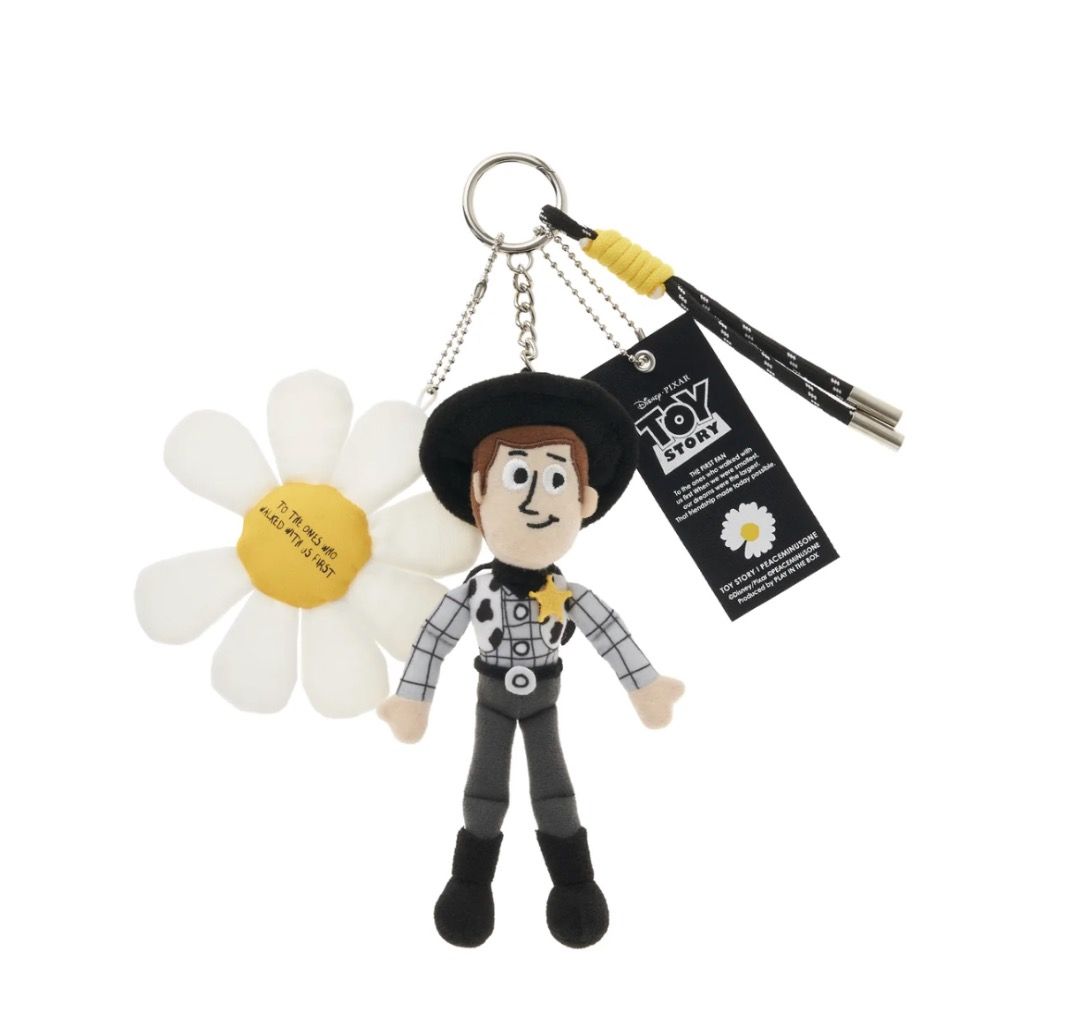 [WTT -> Rex] Peaceminusone x Toy Story Woody Plush Keychain, Toys ...