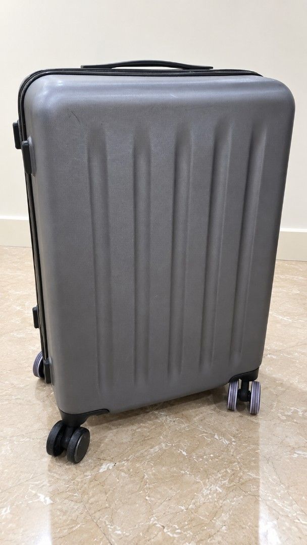 Xiaomi luggage with TSA Lock (Category: Luggage) located in Mandaluyong City. Submitted by jbird311 (Listing ID 1470453959, Image 1). Description: - Brand: Xiaomi - Color: Grey - Type: Hardside luggage with durable outer shell - Mobility: Smooth-rolling four double wheels - Security: Integrated TSA002 combination lock - Convenience: Top and side carry handles - Closure: Secure zip closure with branded dual zipper pulls - Design: Minimal vertical 
