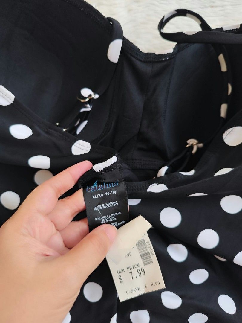 (XL) Catalina Plus Size Swim (Category: Bikinis & Swimsuits) located in Paranaque City. Submitted by sl_shop05 (Listing ID 1470364859, Image 2). Description: 🌻Like New🌻 🌼Brand: CATALINA ➡️Built in Pad ✨Tummy Control ✨Size: XL ❎𝑨𝒍𝒍 𝒊𝒕𝒆𝒎𝒔 𝒂𝒓𝒆 𝑷𝑹𝑬𝑳𝑶𝑽𝑬𝑫 𝒊𝒏 𝑮𝒐𝒐𝒅 𝑪𝒐𝒏𝒅𝒊𝒕𝒊𝒐𝒏 ❎𝑷𝒍𝒆𝒂𝒔𝒆 𝒅𝒐 𝒎𝒂𝒏𝒂𝒈𝒆 𝒚𝒐𝒖𝒓 𝒆𝒙𝒑𝒆𝒄𝒕𝒂𝒕𝒊𝒐𝒏𝒔. ❎𝑾𝑨𝑺𝑯 𝒃𝒆𝒇𝒐𝒓𝒆 𝑼𝑺𝑬‼️ ❎𝑩𝑼𝒀 𝒂𝒕 𝒚𝒐𝒖𝒓 𝒐𝒘𝒏 𝒓𝒊𝒔𝒌‼️ ❎𝑵𝑶 