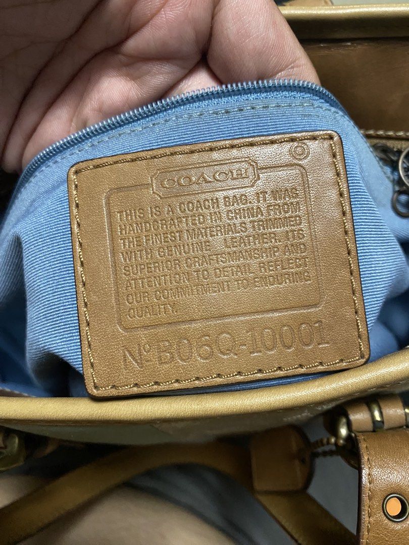 Y2K Coach patch work Pristine condition (Category: Shoulder Bags) located in Iba. Submitted by preme2ow9 (Listing ID 1470520099, Image 2). Description: Authentic Can do vc sa blue app Can do LP Pm for more info .