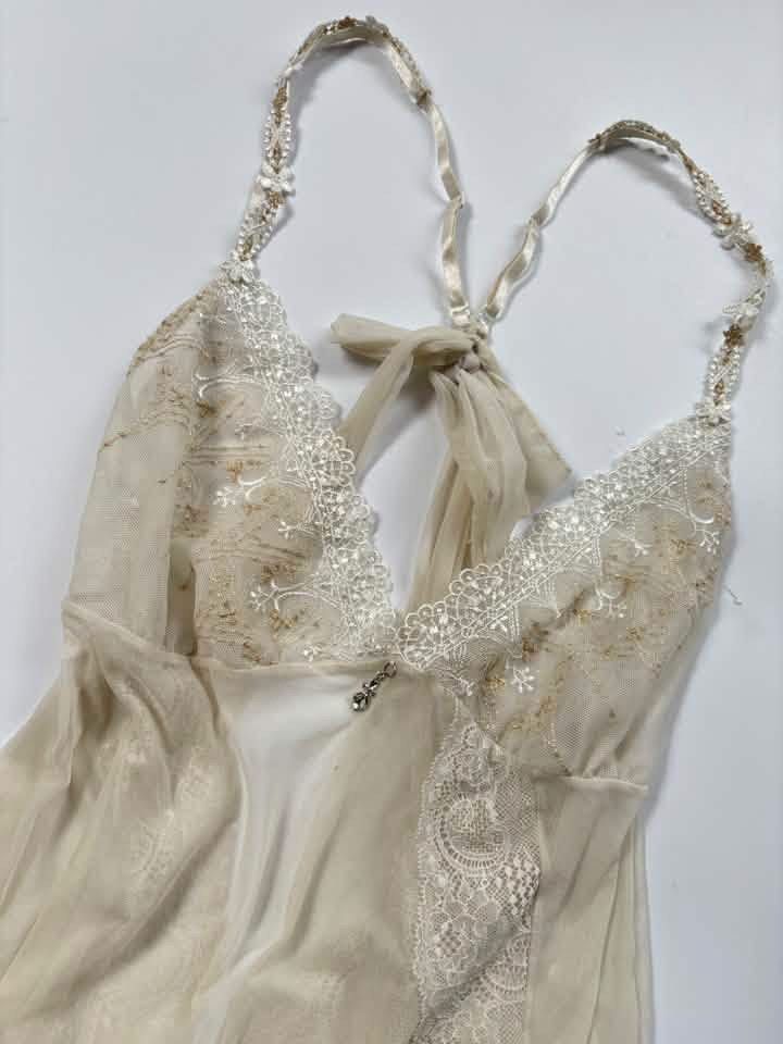 Y2k Mesh Silk Dress (Category: Others Tops) located in Buruanga. Submitted by kaizenfinds7 (Listing ID 1470380776, Image 2). Description: No issues S to M +sf.