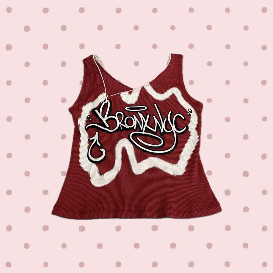 Y2k Red Cool Top (JAG JEANS) (Category: Sleeveless) located in Bacoor. Submitted by s4dee (Listing ID 1470544240, Image 1). Description: size: xs - s - authentic jag jeans - cool zipper neck .