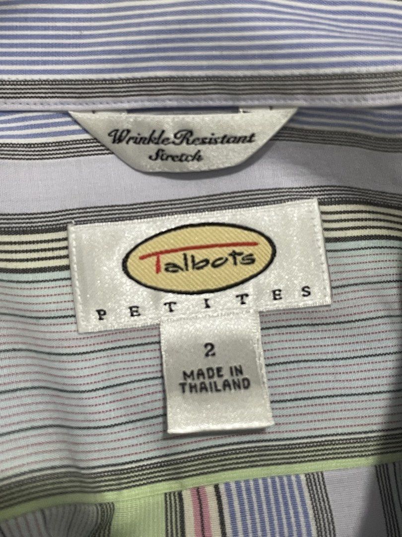 Y2K Talbots Multi-Color Striped Polo Top (Category: Longsleeves) located in Tuguegarao City. Submitted by ziggerryy (Listing ID 1470523870, Image 2). Description: Fave😍 Fits XS-Semi M ‼️LAST PRICE ALREADY‼️.
