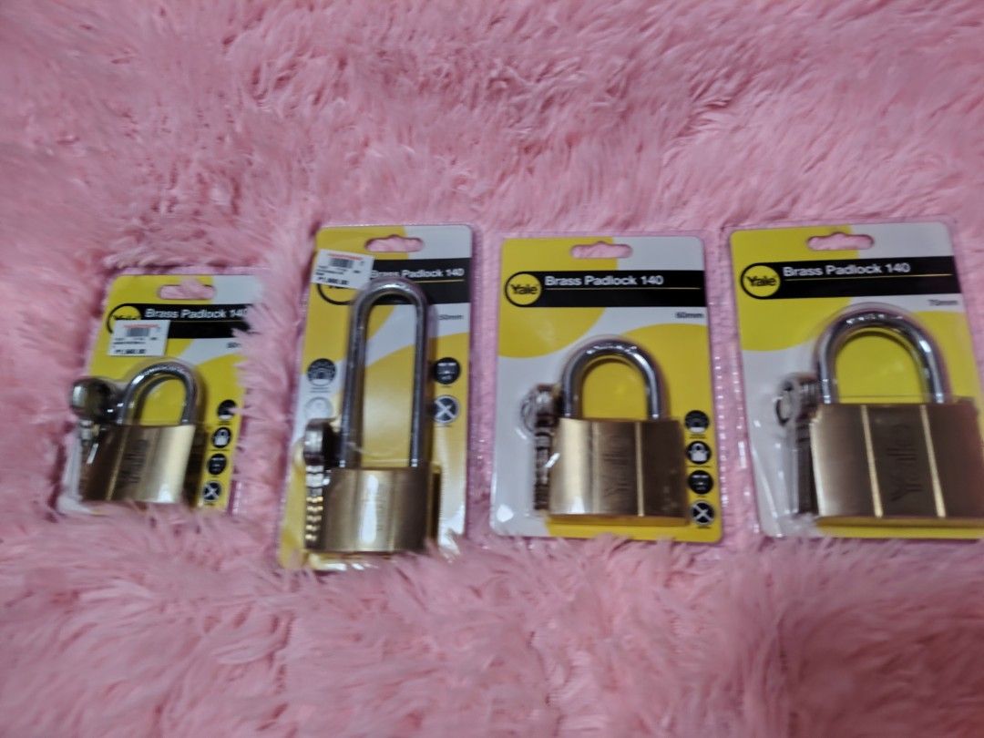 Yale locks (Category: Locks, Doors & Gates) located in Mandaluyong City. Submitted by twovv (Listing ID 1470542189, Image 1). Description: Brand new Sealed BELOW SRP.