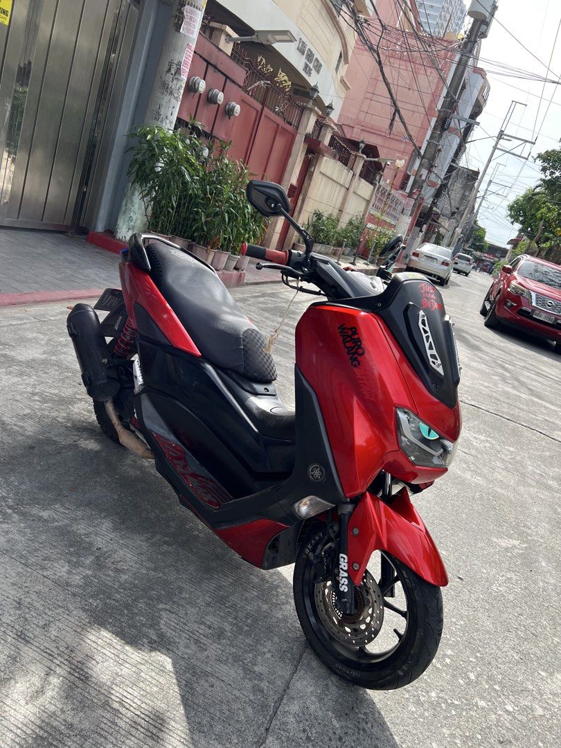 Yamaha NMAX V2 2021 (Category: Motorbikes for Sale) located in Pasay City. Submitted by bryanmangaliag05 (Listing ID 1470365234, Image 1). Description: NMAX V2 2021 NON ABS Price: 85K NALANG‼️ Original OR CR Open Dos Registered 2027 May plaka from LTO 35K odo Color indicated Led tail light Saiyan series shock Makinis fairings Walang center stand pero may kabitan pa. Location: Pasay city leveriza Pickup Only.