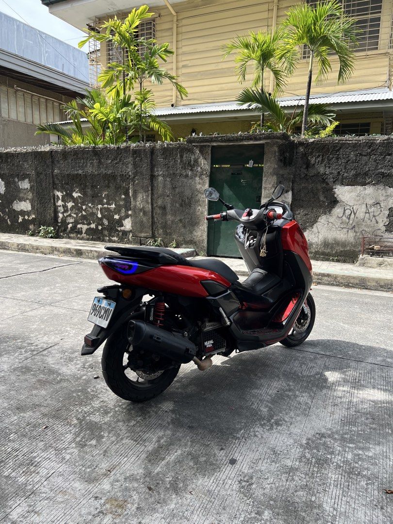 Yamaha NMAX V2 2021 (Category: Motorbikes for Sale) located in Pasay City. Submitted by bryanmangaliag05 (Listing ID 1470365234, Image 2). Description: NMAX V2 2021 NON ABS Price: 85K NALANG‼️ Original OR CR Open Dos Registered 2027 May plaka from LTO 35K odo Color indicated Led tail light Saiyan series shock Makinis fairings Walang center stand pero may kabitan pa. Location: Pasay city leveriza Pickup Only.